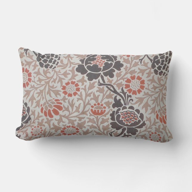 William Morris Grafton Botanisk Konst Design Lumbarkudde (Framsida)