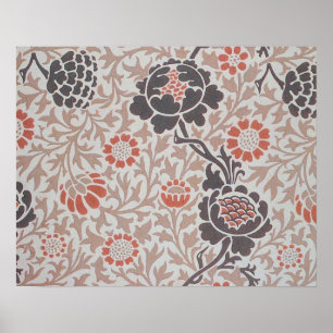 William Morris Grafton Botanisk Konst Design Poster