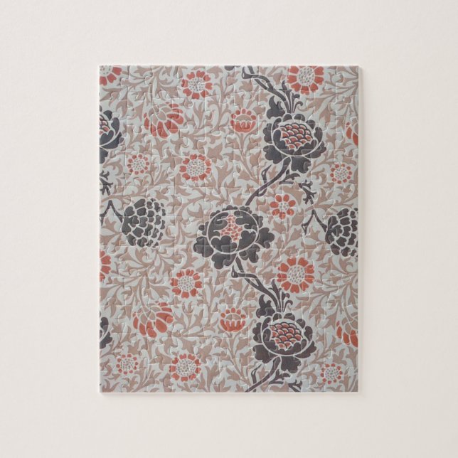 William Morris Grafton Botanisk Konst Design Pussel (Vertikal)