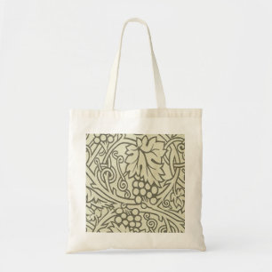 William Morris grågrön druvvinemönster Tygkasse