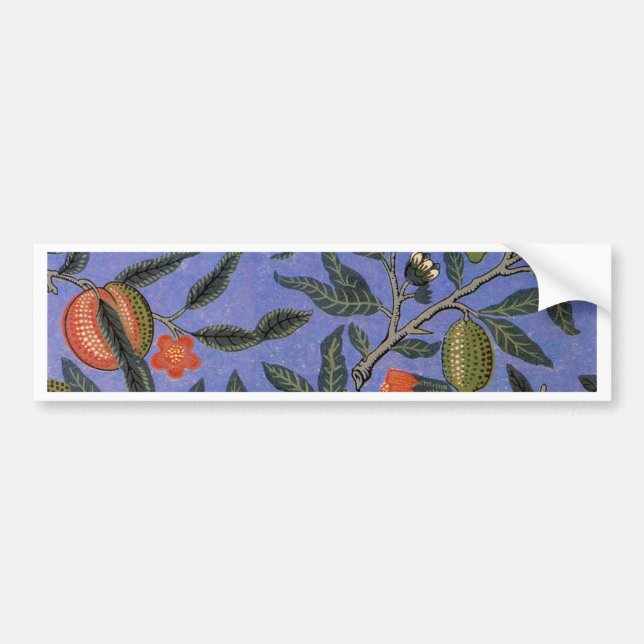 William Morris Granatäpple Tapet Bildekal (Framsidan)