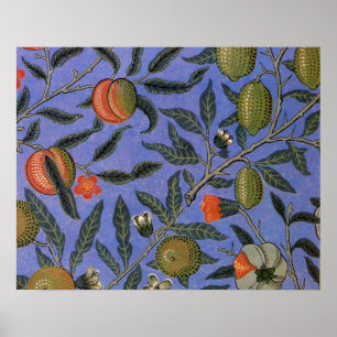 William Morris Granatäpple Tapet Poster