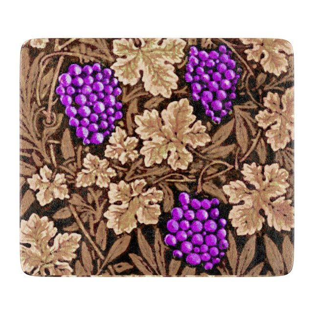 William Morris Grapevine, Brown och Lila (Framsidan)