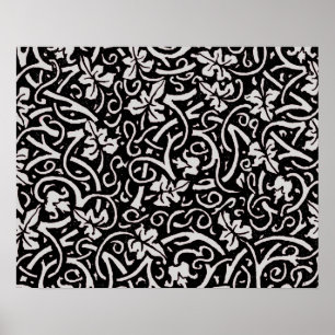 William Morris Grapevine Tapet Mönster Poster