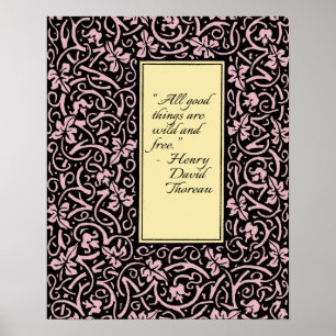 William Morris Grapevine Tapet Mönster Poster