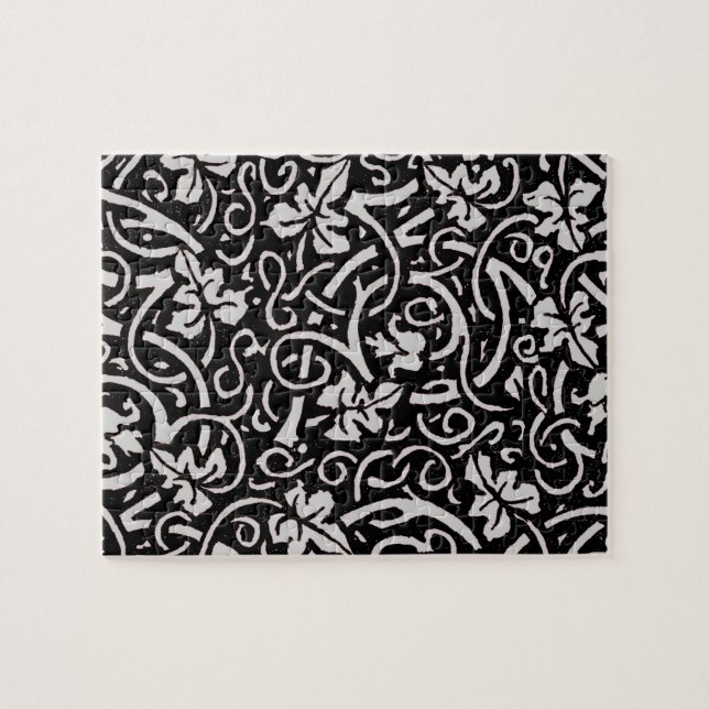 William Morris Grapevine Tapet Mönster Pussel (Horisontell)