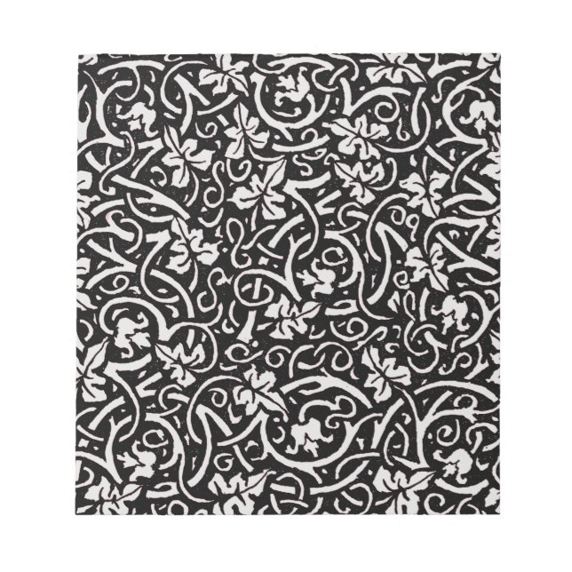 William Morris Grapevine Vine Löv Mönster Anteckningsblock (Framsida)