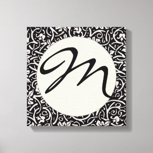 William Morris Grapevine Vine Löv Mönster Canvastryck