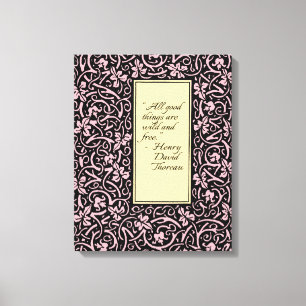 William Morris Grapevine Vine Löv Mönster Canvastryck