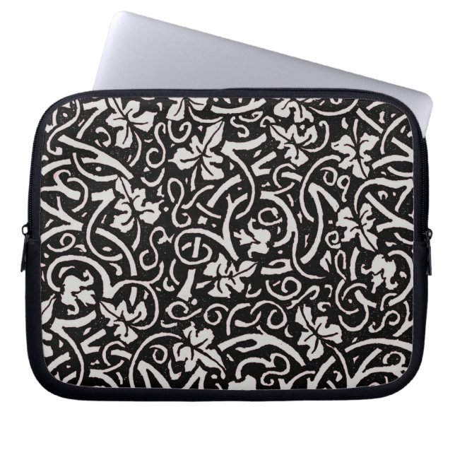 William Morris Grapevine Vine Löv Mönster Laptop Fodral (Framsidan)