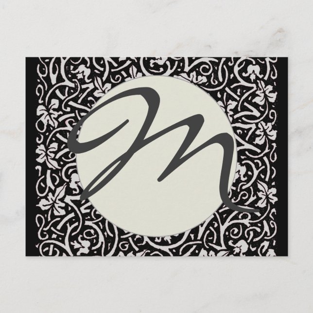 William Morris Grapevine Vine Löv Mönster Vykort (Framsida)