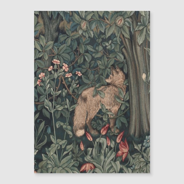 William Morris Greenery Fox Wildlife (Framsida)
