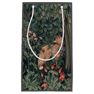 William Morris Greenery Fox Wildlife Art