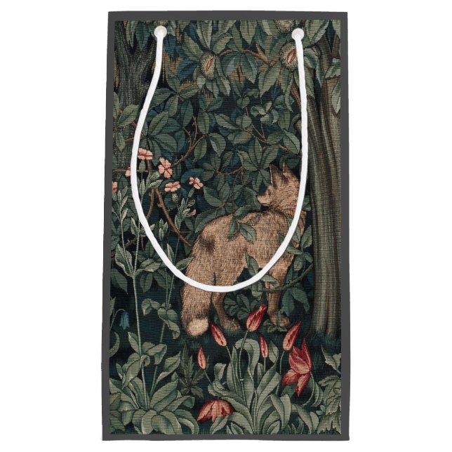 William Morris Greenery Fox Wildlife Art (Framsidan)