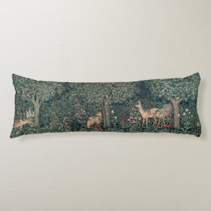 William Morris Greenery Fox Wildlife Art Kroppskudde