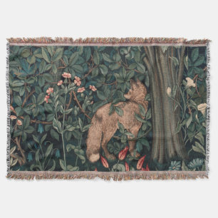 William Morris Greenery Fox Wildlife Filt