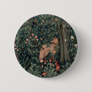 William Morris Greenery Fox Wildlife Knapp