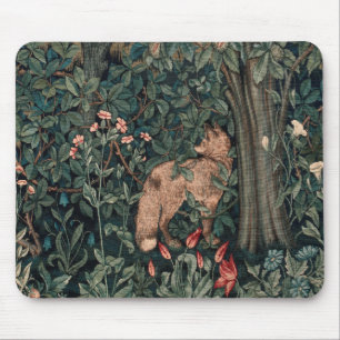 William Morris Greenery Fox Wildlife Musmatta