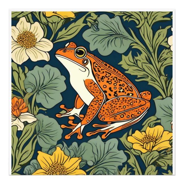 William Morris grodinspiration Fototryck (Framsidan)
