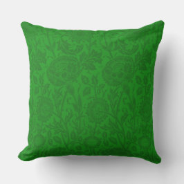 William Morris Grönt Blommigt Outdoor Pillow Kudde