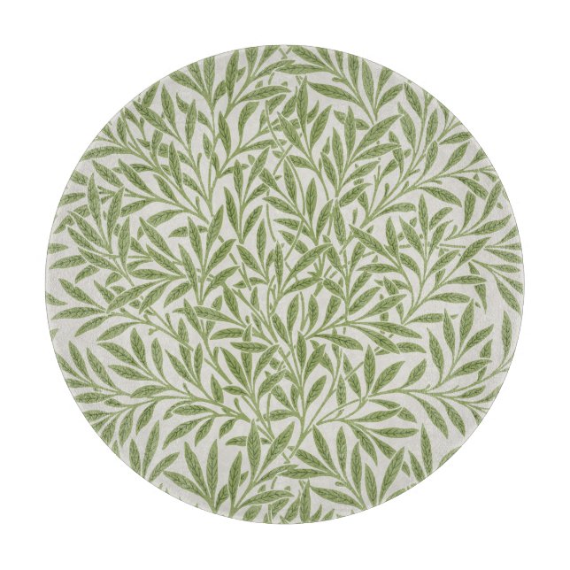 William Morris grönt blomster botaniskt mönster (Framsidan)