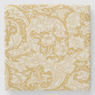 William Morris Guld Bachelors Button Blommig Stenunderlägg