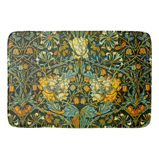 William Morris Guld Humleblomma Blom Tapet Badrumsmatta (Framsidan)