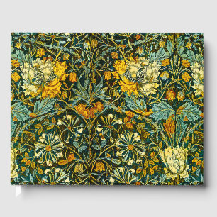 William Morris Guld Humleblomma Blom Tapet Gästböcker