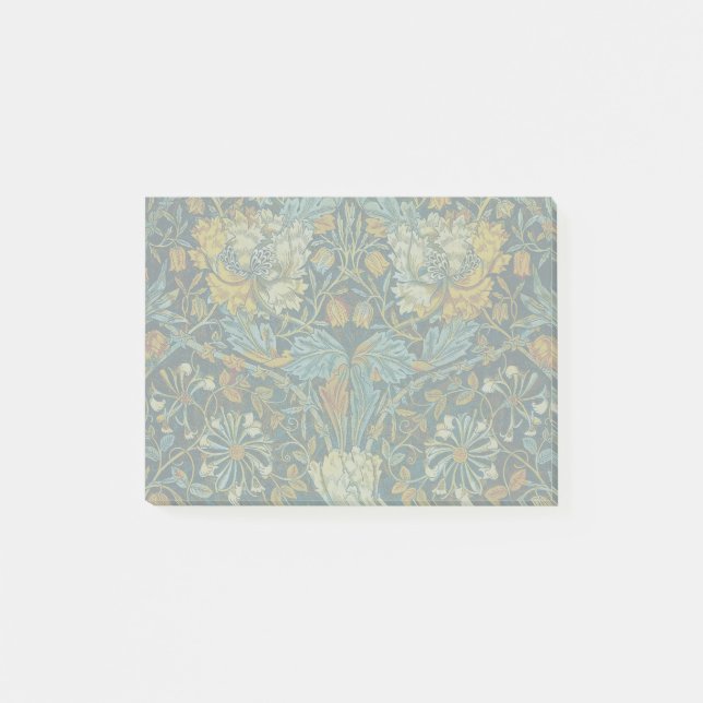 William Morris Guld Humleblomma Blom Tapet Post-it Block (Framsida)