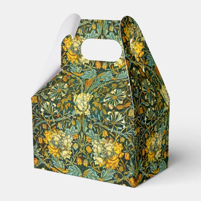 William Morris Guld Humleblomma Blom Tapet Presentaskar (Baksidan Sidan)
