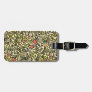 William Morris guld- lilja Bagagebricka