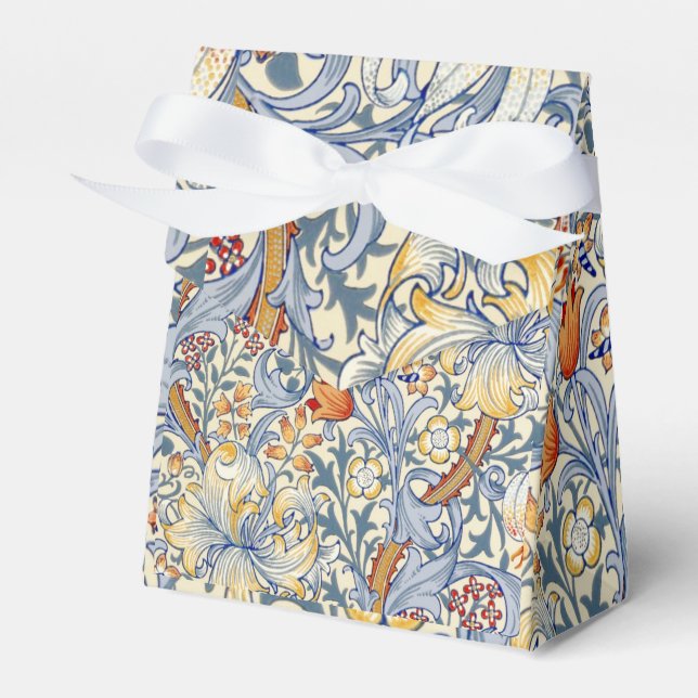 William Morris Guld Lily Favor Box Presentaskar (Framsidan Sidan)