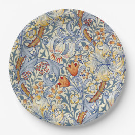 William Morris Guld Lily Victorian Tapet