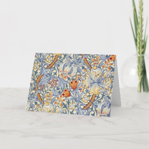William Morris Guld Lily Victorian Tapet Tack Kort