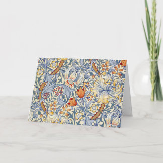 William Morris Guld Lily Victorian Tapet Tack Kort