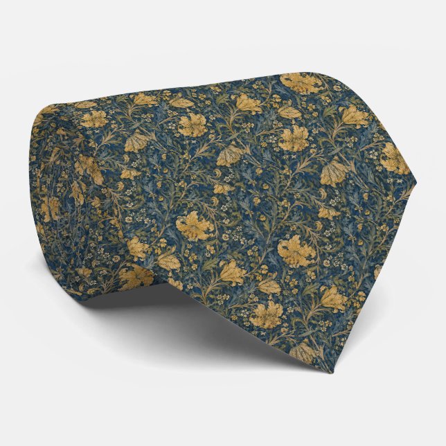 William Morris Gyllene Lilja Mönster Slips (Rullad)