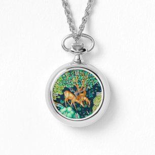 William Morris Hjort av Brook Indigo Blue Armbandsur