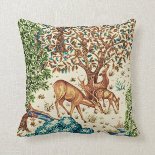 William Morris Hjort av Brook Tapestry Beige Kudde