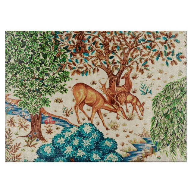 William Morris Hjort av en brook Tapestry Beige (Framsidan)