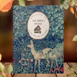 William Morris Hjort & Cabin Guest Välkommen Anteckningsbok