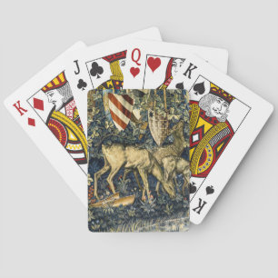 William Morris Hjort och Sköldar i Frodig Sfär Casinokort