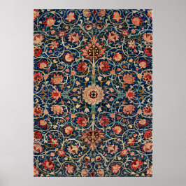 William Morris Holland Park Carpet Mönster Design Poster