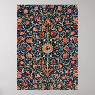 William Morris Holland Park Carpet Mönster Design Poster
