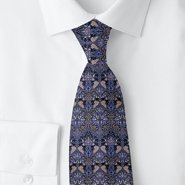 William * Morris honey Comb Blommigt Blue Slips (Skapare uppladdad)