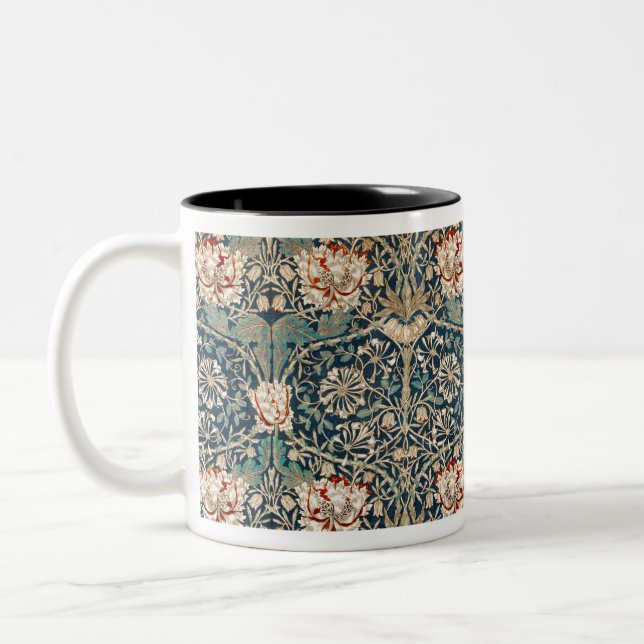 William Morris Honeysuckle  1876 Två-Tonad Mugg (Vänster)