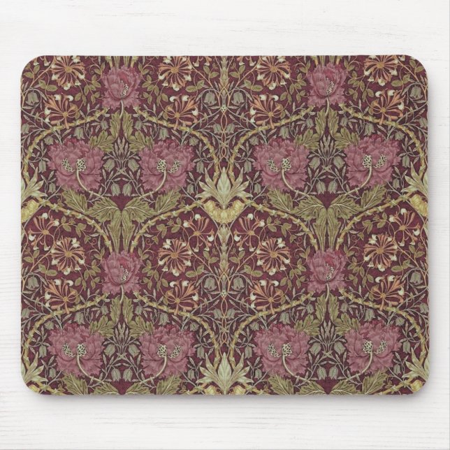 William Morris, Honeysuckle, blommigt, mönster, ko Musmatta (Framsidan)