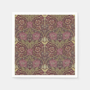 William Morris, Honeysuckle, blommigt, mönster, ko Pappersservett