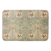 William * Morris Honeysuckle Botanical Peach Grönt