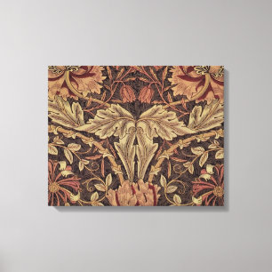 William Morris Honeysuckle Classic English Art Canvastryck