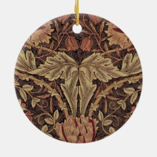 William Morris Honeysuckle Classic English Art Julgransprydnad Keramik